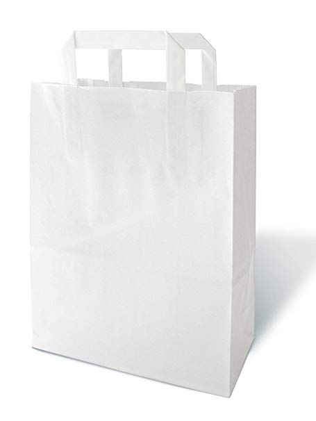Topcraft Szalagfüles papírtáska,220x105x280 mm,fehér Topcraft Szalagfüles papírtáska,220x105x280 mm,fehér