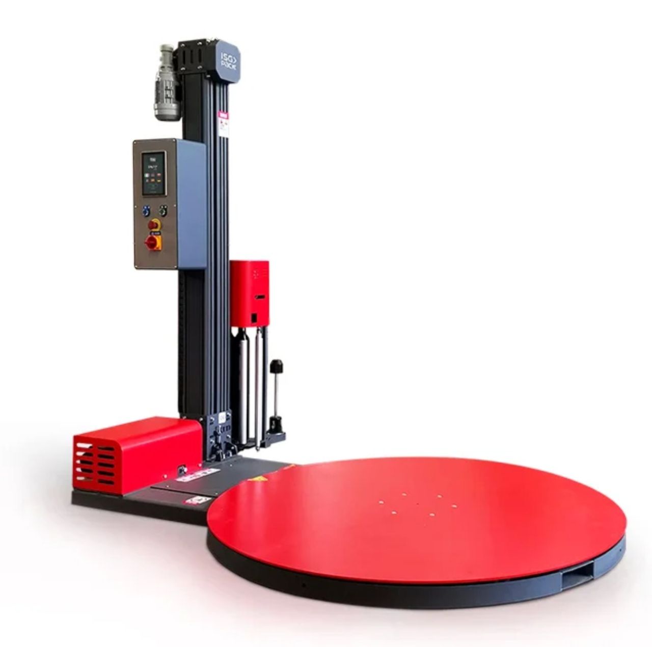 E-Wrap 1000B gazdaságos raklapfóliázó gép fólia előnyújtóval