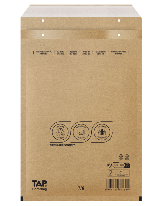 Légpárnás Boríték G/17 Barna TAP eco brown (100 db/doboz)