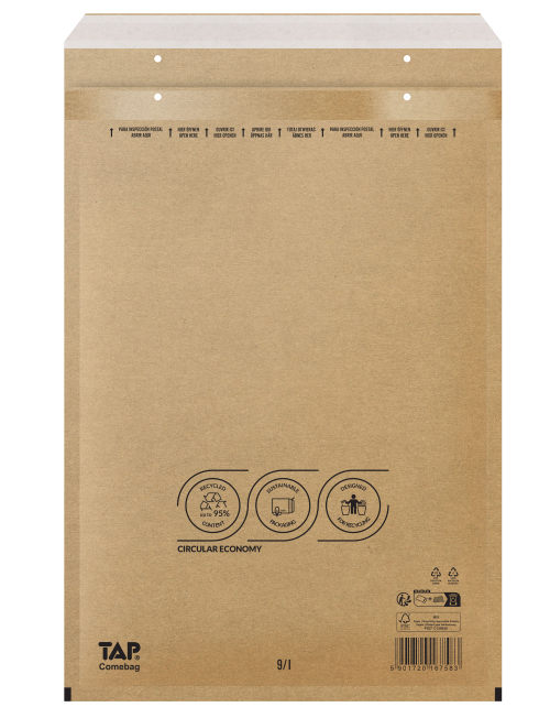 Légpárnás Boríték I/19 Barna TAP eco brown (100 db/doboz)