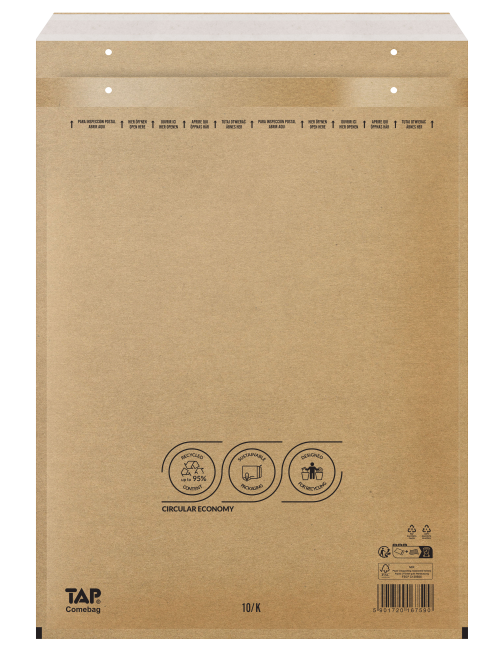 Légpárnás Boríték K/20 Barna TAP eco brown (100 db/doboz)
