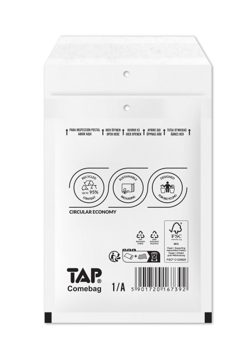 Légpárnás Boríték A/11 Fehér TAP white (200 db/doboz)