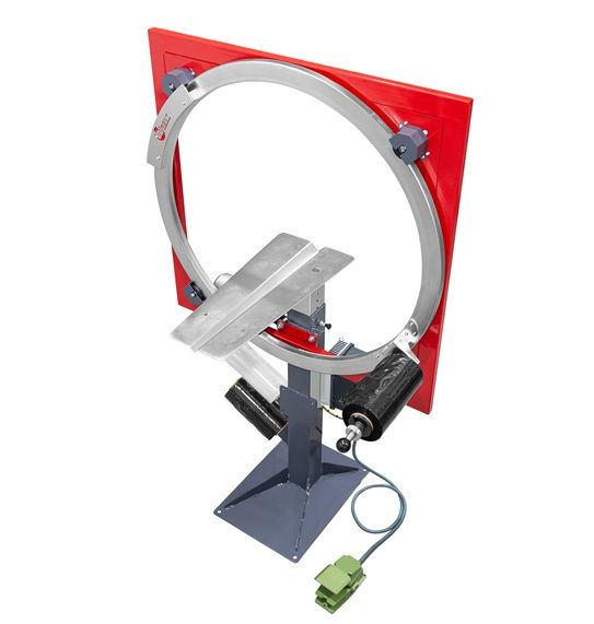 Horizontális, körpályás sztreccsfóliázó gép WR 1600 M