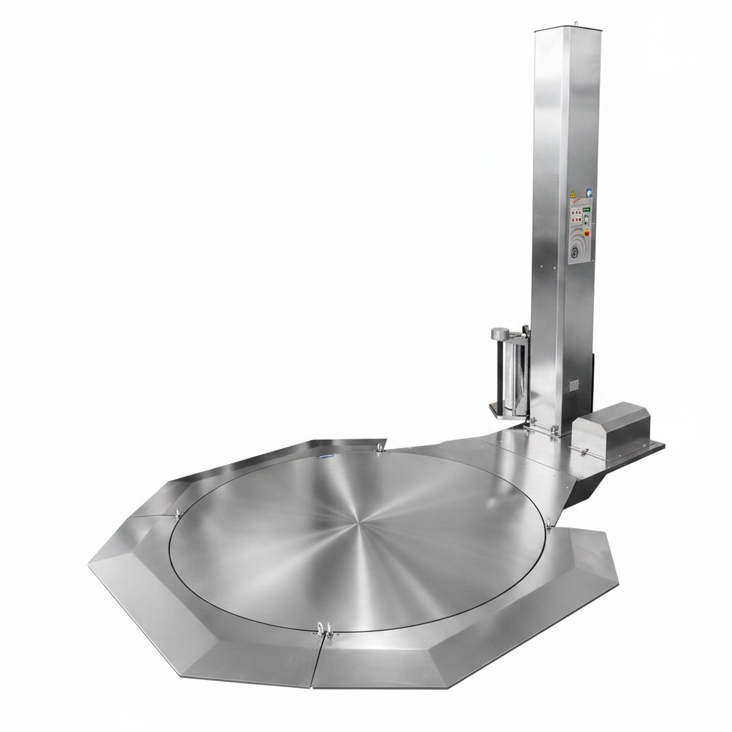 EvoPac DALI raklapfóliázó gép INOX
